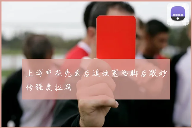 【开云电子官网】上海申花先丢后追坎塞洛脚后跟妙传强度拉满